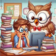 Illustration depicting the consequences of academic plagiarism, showing a broken diploma and distressed student