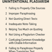 Common Mistakes That Lead to Unintentional Plagiarism