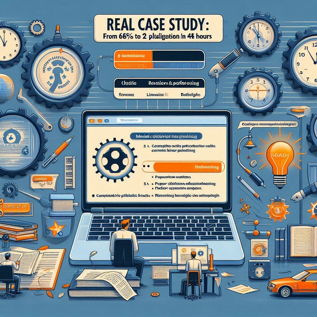 Real Case Study: From 68% to 8% Plagiarism in 48 Hours