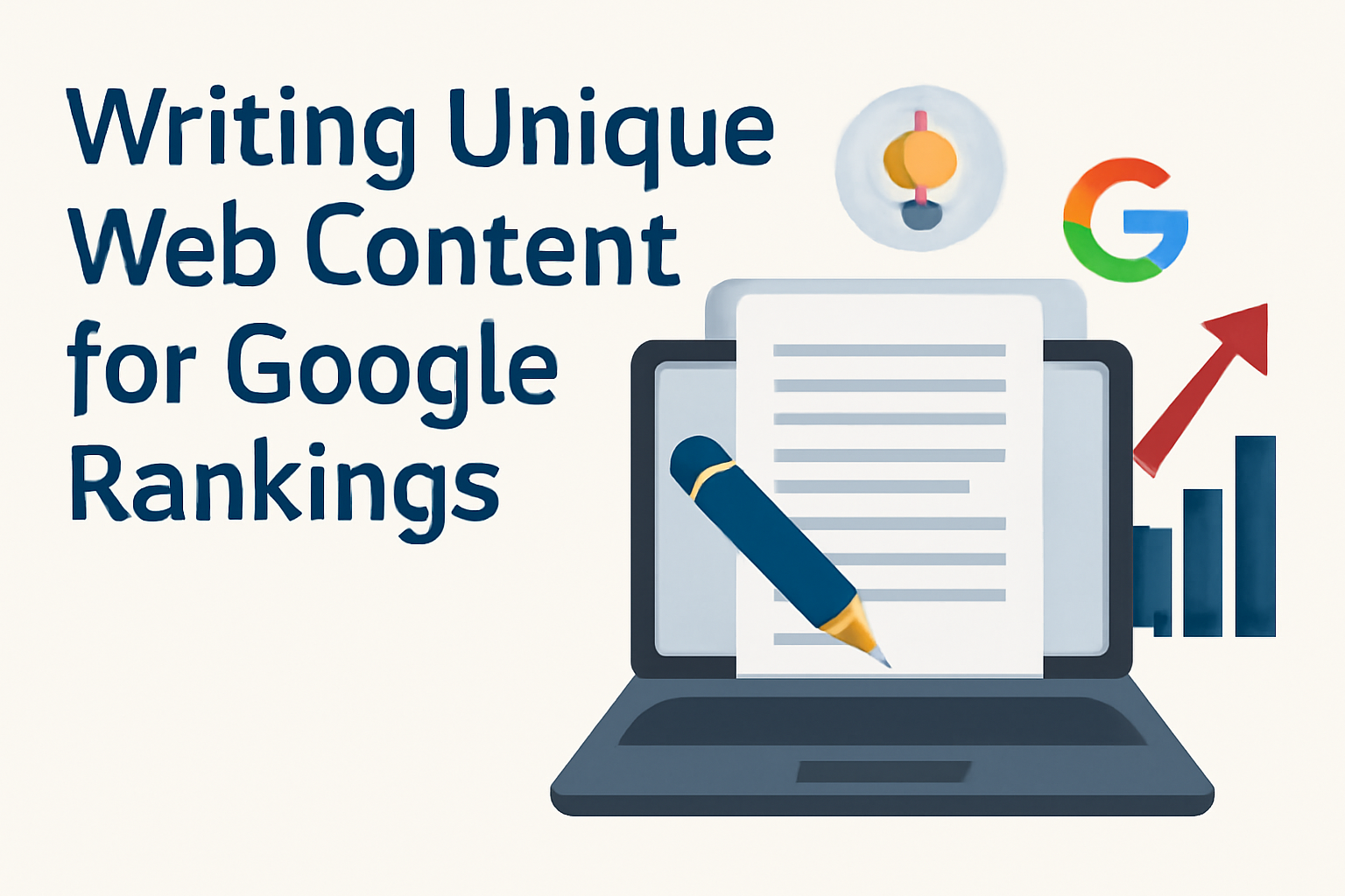 Writing Unique Web Content for Google Rankings